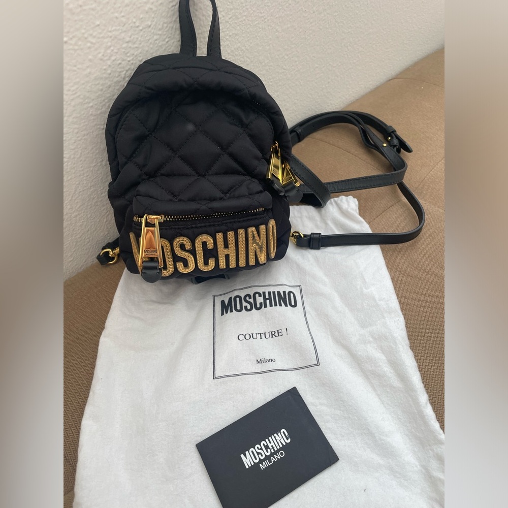 Moschino mini backpack